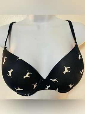 Victoria's Secret Black and White
Dog Print Bra